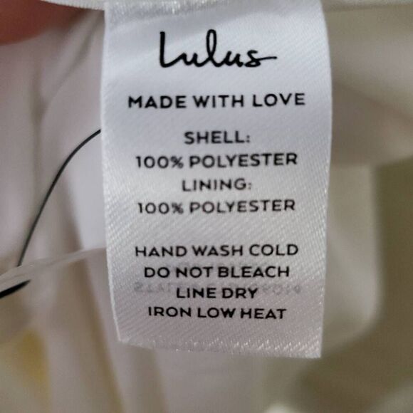 Lulus Beyond Classy White Satin Halter Midi Dress Small - Picture 6 of 6